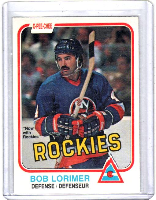 1981 O-Pee-Chee  Bob Lorimer  Card #214 - Colorado Rockies